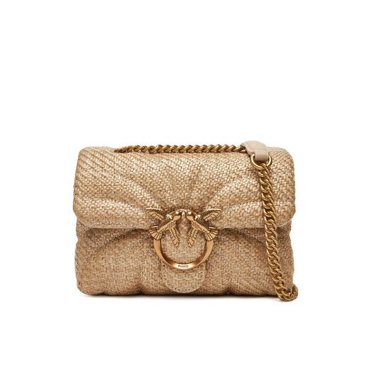 PINKO Torebka Love Puff Mini PE 25 PLTT 100039 A2C8 Beżowy ze sklepu MODIVO w kategorii Torebki damskie - zdjęcie 184009940