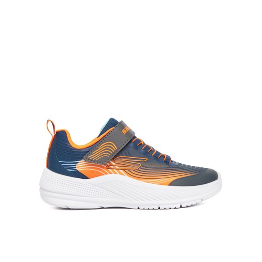 Skechers Sneakersy Microspec Advance- 403926L/NVOR Granatowy ze sklepu MODIVO w kategorii Buty sportowe dziecięce - zdjęcie 184009941