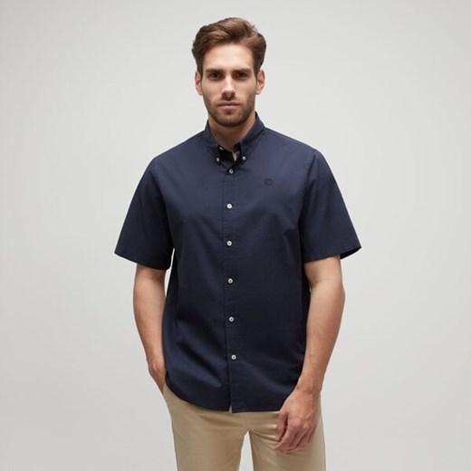 TIMBERLAND KOSZULA SHORT SLEEVE STRETCH POPLIN SHIRT ze sklepu Timberland w kategorii Koszule męskie - zdjęcie 184010244