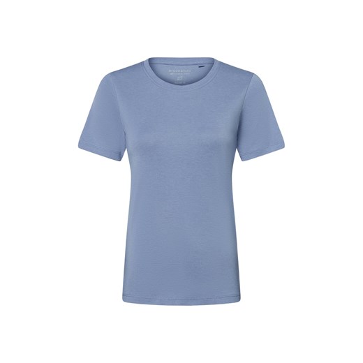brookshire T-shirt damski Kobiety Bawełna niebieski jednolity ze sklepu vangraaf w kategorii Bluzki damskie - zdjęcie 184010291