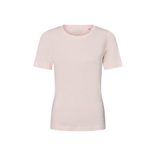 brookshire T-shirt damski Kobiety Bawełna różowy jednolity ze sklepu vangraaf w kategorii Bluzki damskie - zdjęcie 184010292