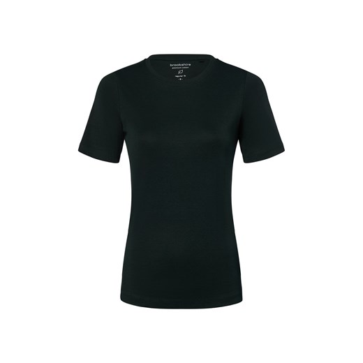 brookshire T-shirt damski Kobiety Bawełna jodłowy jednolity ze sklepu vangraaf w kategorii Bluzki damskie - zdjęcie 184010294