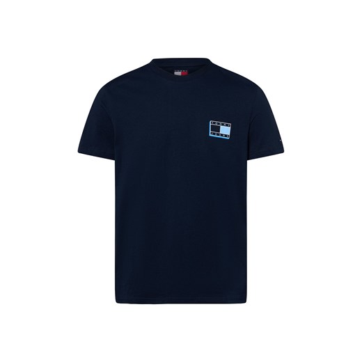 Tommy Jeans Koszulka męska Mężczyźni Bawełna granatowy jednolity ze sklepu vangraaf w kategorii T-shirty męskie - zdjęcie 184010322