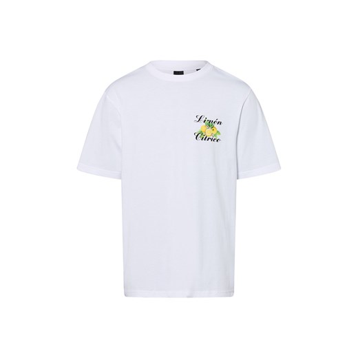 Only&Sons Koszulka męska - Onskeane Mężczyźni Bawełna biały nadruk ze sklepu vangraaf w kategorii T-shirty męskie - zdjęcie 184010344