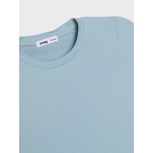 Sinsay - Koszulka sportowa - błękitny Sinsay 146 (10-11 l) Sinsay