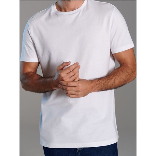 Sinsay - Koszulka w stylu basic - biały ze sklepu Sinsay w kategorii T-shirty męskie - zdjęcie 184011232