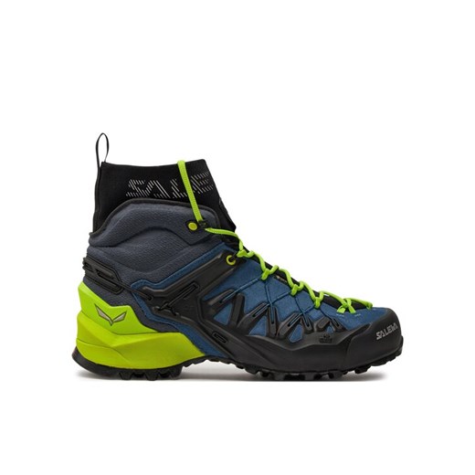Trekkingi Salewa Ms Wildfire Edge Mid Gtx GORE-TEX 61350-8971 Granatowy ze sklepu eobuwie.pl w kategorii Buty trekkingowe męskie - zdjęcie 184011510