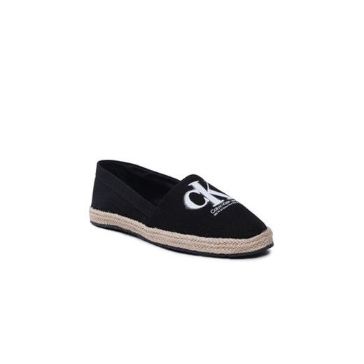 Espadryle Calvin Klein Jeans Espadrille Mono Seasonal Gr YW0YW01032 Czarny 39 eobuwie.pl