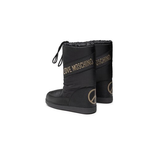 Śniegowce LOVE MOSCHINO JA24032G1FISY000 Czarny Love Moschino 41_42 eobuwie.pl