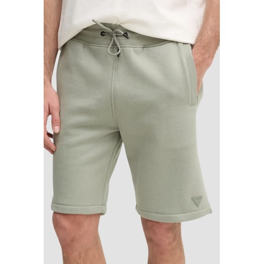 GUESS Zielone męskie shorty Aldwin, Rozmiar M ze sklepu outfit.pl w kategorii Spodenki męskie - zdjęcie 184012583