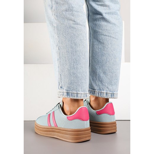 Buty sportowe damskie Renee sneakersy z nubuku 