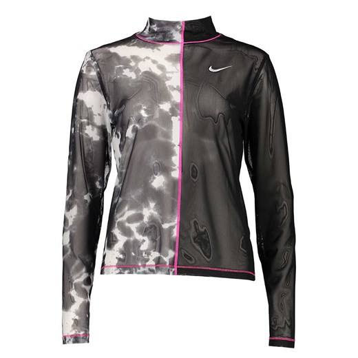Nike Koszulka sportowa &quot;Patchwork Dyed&quot; w kolorze czarno-biało-różowym ze sklepu Limango Polska w kategorii Bluzki damskie - zdjęcie 184014421