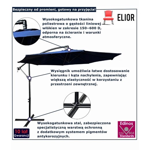 Parasol ogrodowy Elior