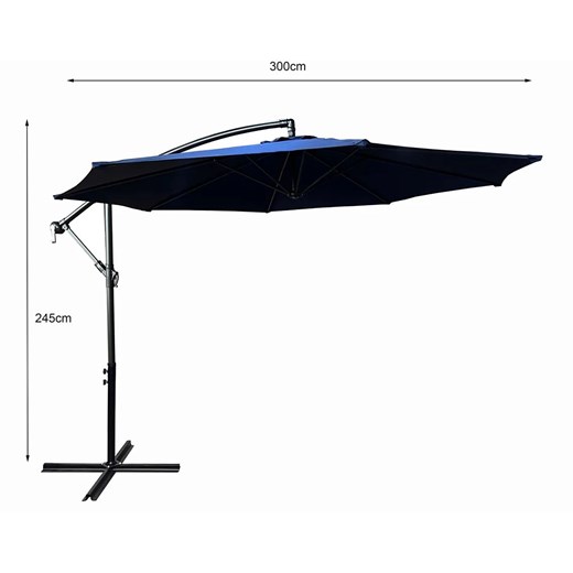 Parasol ogrodowy Elior