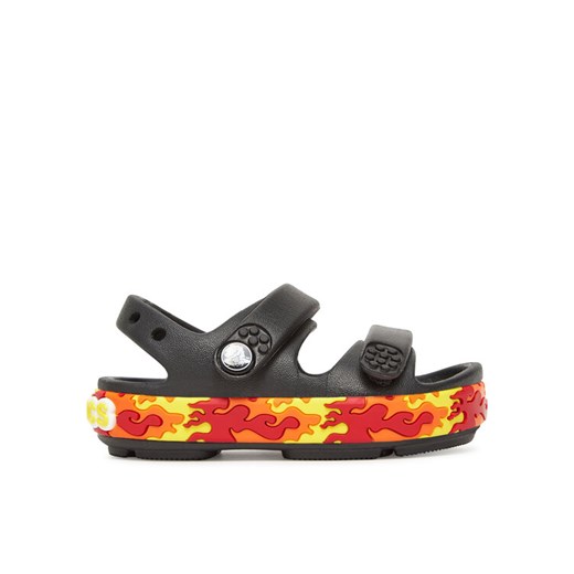 Sandały Crocs Toddler Crocband™ Cruiser Flames 211269 Czarny ze sklepu eobuwie.pl w kategorii Sandały dziecięce - zdjęcie 184015294