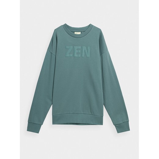 Outhorn Bluza OTHAW23TSWSM0755 Turkusowy Regular Fit Outhorn XXL MODIVO