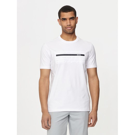 Boss T-Shirt Tee 4 50513010 Biały Regular Fit ze sklepu MODIVO w kategorii T-shirty męskie - zdjęcie 184016132