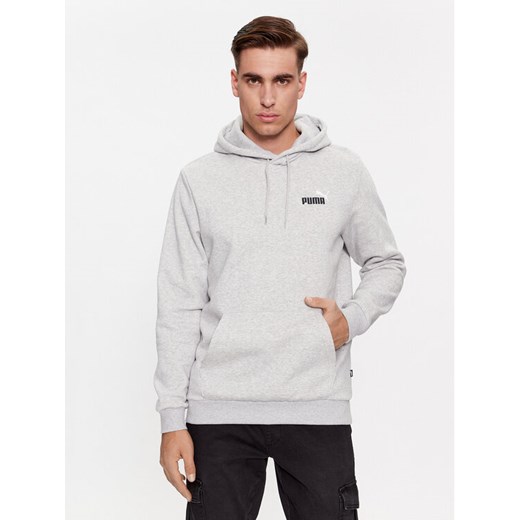 Puma Bluza Ess+ 2 Col Small Logo 674471 Szary Regular Fit Puma XXL MODIVO