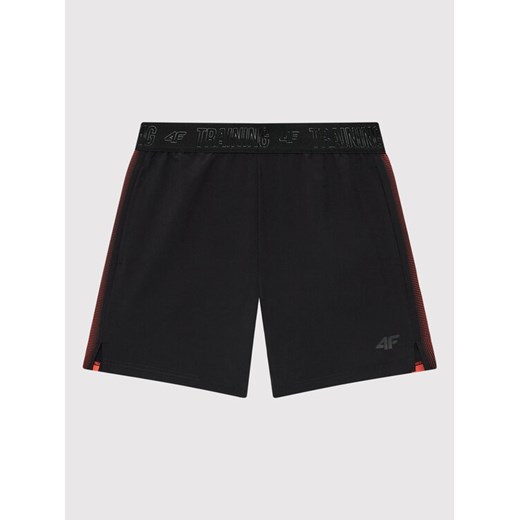 4F Szorty sportowe HJL22-JSKMTR002 Czarny Regular Fit 134_140 MODIVO