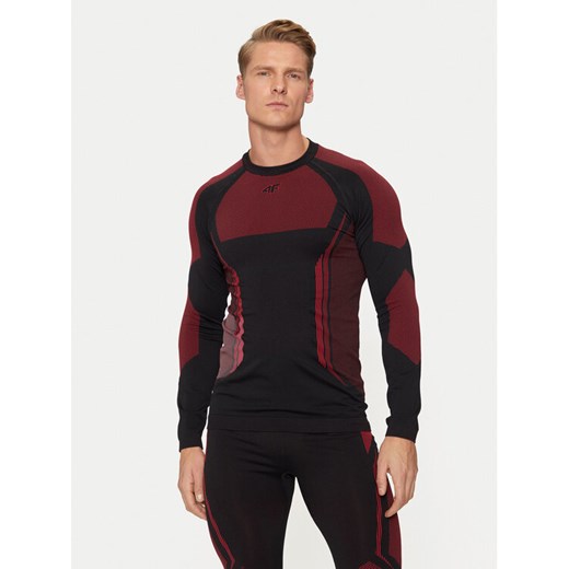 4F Bielizna termoaktywna górna 4FWAW24USEAM165 Czerwony Slim Fit ze sklepu MODIVO w kategorii Bielizna termoaktywna męska - zdjęcie 184016193