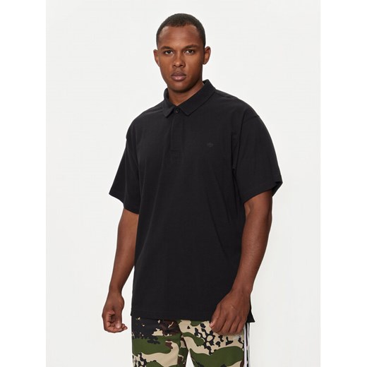 adidas Polo Premium Essentials HR8677 Czarny Loose Fit ze sklepu MODIVO w kategorii T-shirty męskie - zdjęcie 184016204