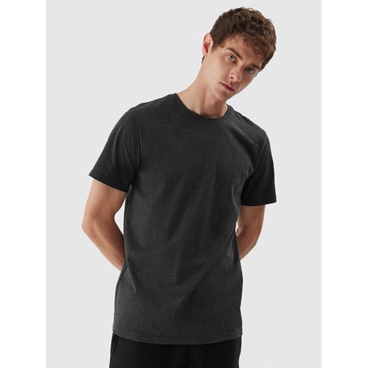 4F T-Shirt 4FAW23TTSHM0876 Szary Regular Fit ze sklepu MODIVO w kategorii T-shirty męskie - zdjęcie 184016220