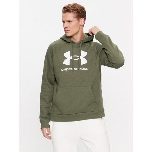 Under Armour Bluza Ua Rival Fleece Logo Hd 1379758 Khaki Loose Fit Under Armour L MODIVO