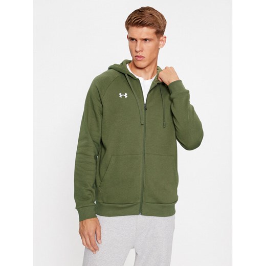 Under Armour Bluza Ua Rival Fleece Fz Hoodie 1379767 Khaki Loose Fit Under Armour M MODIVO