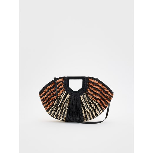 Reserved - Pleciona torebka koszyk - wielobarwny ze sklepu Reserved w kategorii Torby Shopper bag - zdjęcie 184017852