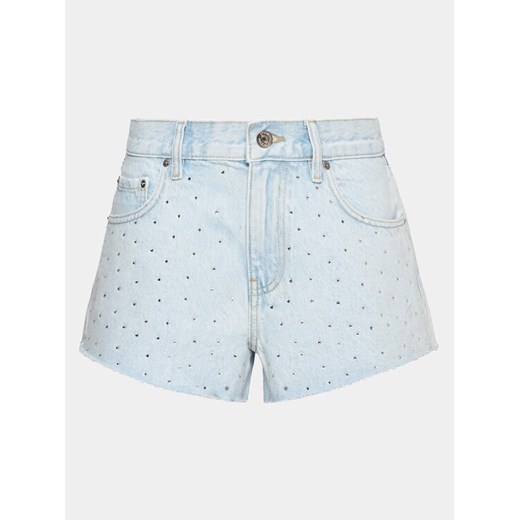 Gina Tricot Szorty jeansowe 19321 Niebieski Regular Fit ze sklepu MODIVO w kategorii Szorty - zdjęcie 184019233