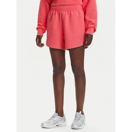 adidas Szorty sportowe ALL SZN Soft Lux KD9767 Koralowy Loose Fit ze sklepu MODIVO w kategorii Szorty - zdjęcie 184019282