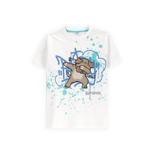 Coccodrillo T-Shirt WC5143203VBB Biały Regular Fit ze sklepu MODIVO w kategorii T-shirty chłopięce - zdjęcie 184019284