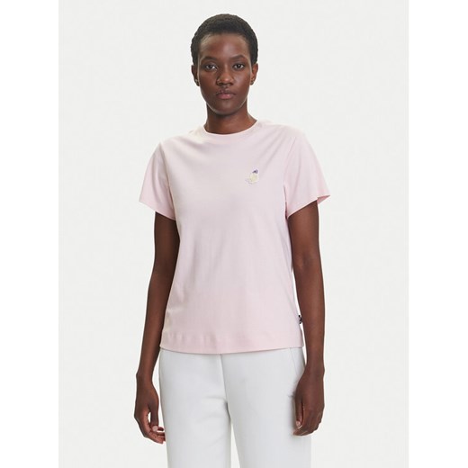 adidas T-Shirt Cat Patch Graphic JV8514 Różowy Regular Fit ze sklepu MODIVO w kategorii Bluzki damskie - zdjęcie 184019324