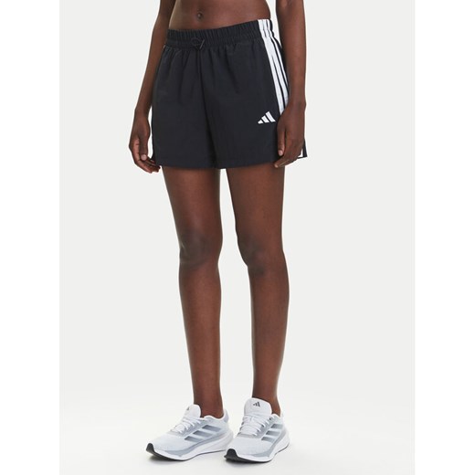 adidas Szorty sportowe Essentials 3-Stripes JE1309 Czarny Loose Fit ze sklepu MODIVO w kategorii Szorty - zdjęcie 184019363