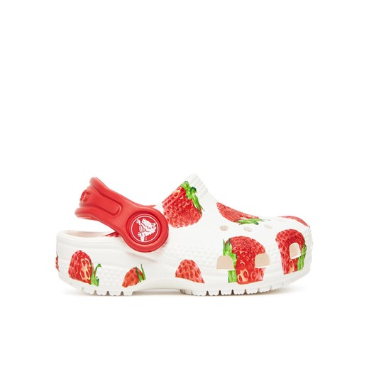 Crocs Klapki Toddler Classic Fresh Fruits Clog 211170 Biały ze sklepu MODIVO w kategorii Klapki dziecięce - zdjęcie 184019364