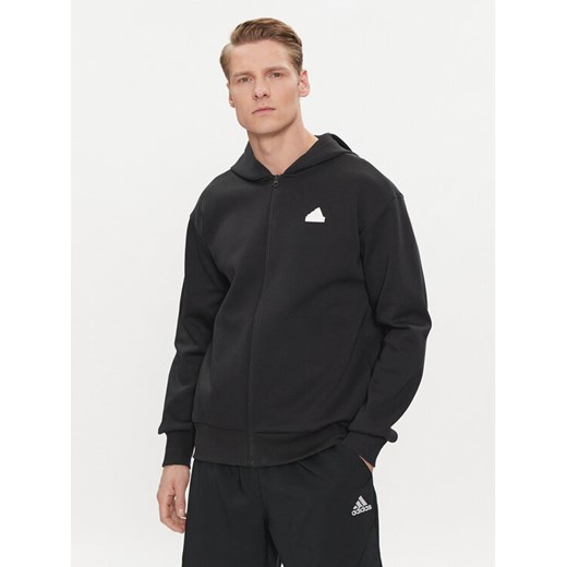 adidas Bluza Future Icons Badge of Sport IB4937 Czarny Regular Fit ze sklepu MODIVO w kategorii Bluzy męskie - zdjęcie 184019383