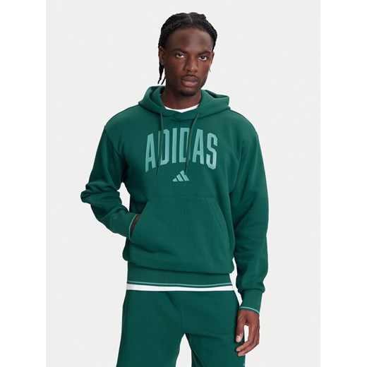 adidas Bluza Collegiate KC3873 Zielony Regular Fit ze sklepu MODIVO w kategorii Bluzy męskie - zdjęcie 184019421