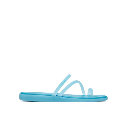 Crocs Japonki Miami Frosted Toe Loop 211253 Niebieski ze sklepu MODIVO w kategorii Klapki damskie - zdjęcie 184019462