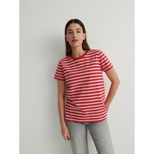 Reserved - T-shirt boxy - wielobarwny Reserved M Reserved okazja