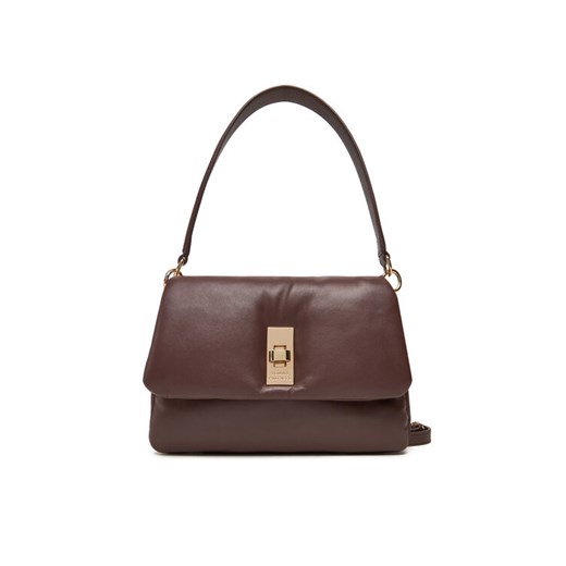 Torebka Tommy Hilfiger Soft Leather Conv Crossover AW0AW17638 Brązowy ze sklepu eobuwie.pl w kategorii Torebki damskie - zdjęcie 184021961