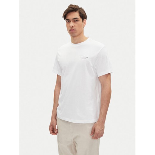Mustang T-Shirt Akron 1016284 Biały Relaxed Fit ze sklepu MODIVO w kategorii T-shirty męskie - zdjęcie 184023380