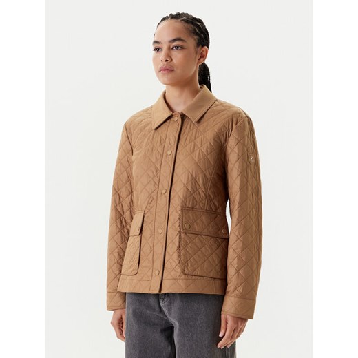 Tommy Hilfiger Kurtka przejściowa WW0WW45641 Brązowy Regular Fit ze sklepu MODIVO w kategorii Kurtki damskie - zdjęcie 184023400