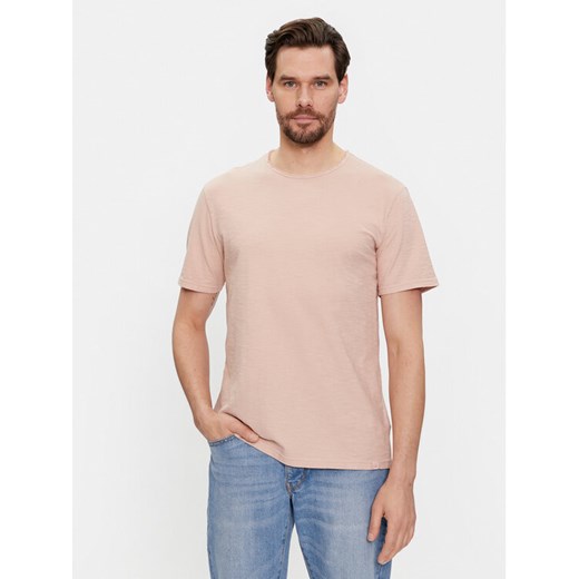 United Colors Of Benetton T-Shirt 3JE1J19A5 Beżowy Regular Fit ze sklepu MODIVO w kategorii T-shirty męskie - zdjęcie 184023403