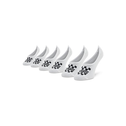 Vans Zestaw 3 par stopek męskich Classic Canoodle VN0A7S9BWHT1 Biały ze sklepu MODIVO w kategorii Skarpetki dziecięce - zdjęcie 184023441
