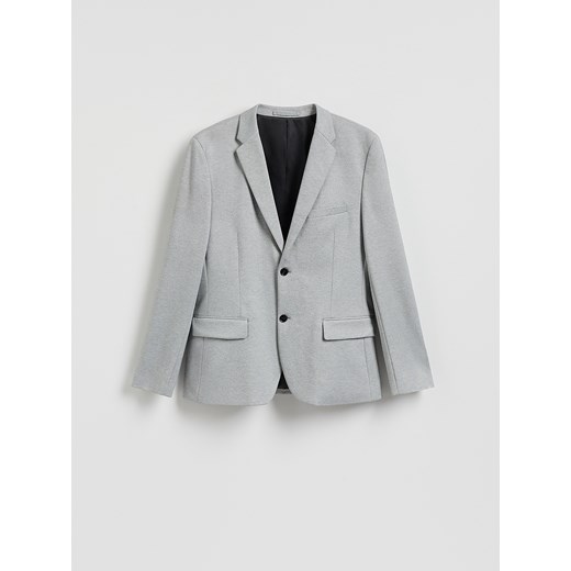 Reserved - Marynarka slim fit - jasnoszary ze sklepu Reserved w kategorii Marynarki męskie - zdjęcie 184024144