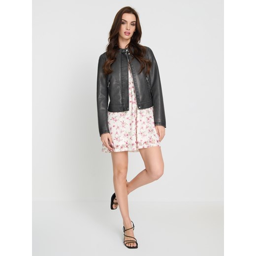 Sinsay - Sukienka mini w kwiaty - wielobarwny Sinsay S Sinsay