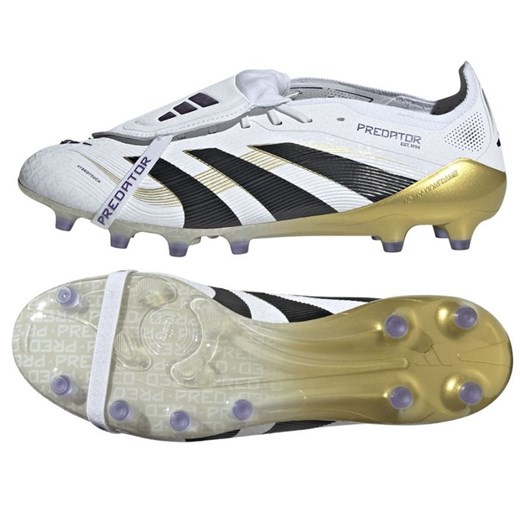 Buty piłkarskie adidas Predator Elite Ag JR4771 białe ze sklepu ButyModne.pl w kategorii Buty sportowe męskie - zdjęcie 184024972