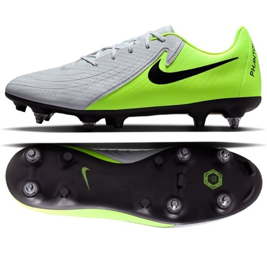 Buty piłkarskie Nike Phantom Gtx Ii Academy SG-Pro Ac FJ2549-003 zielone ze sklepu ButyModne.pl w kategorii Buty sportowe męskie - zdjęcie 184024983