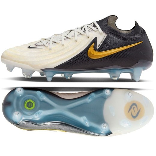 Buty piłkarskie Nike Phantom Gx Ii Elite Sg FJ2586-100 białe ze sklepu ButyModne.pl w kategorii Buty sportowe męskie - zdjęcie 184025000