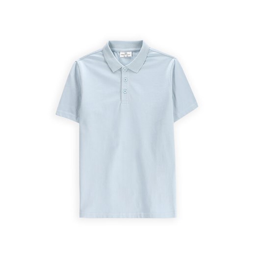 Coccodrillo Polo WC5143601VBB Błękitny Regular Fit ze sklepu MODIVO w kategorii T-shirty chłopięce - zdjęcie 184025284